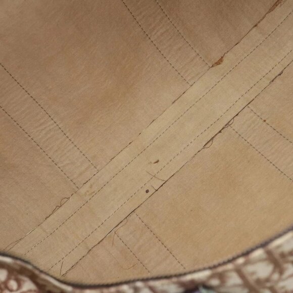 Christian Dior Trotter Canvas Boston Bag Brown Auth EC203 - Picture 11 of 16